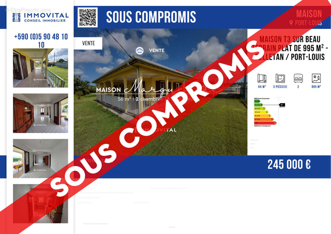 Maison à PORT-LOUIS