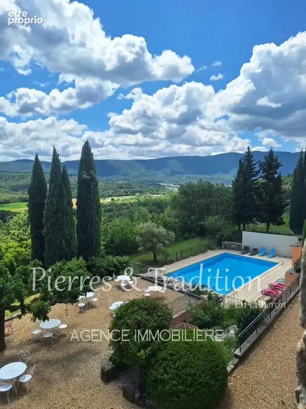 Luberon, Viens, joli appartement avec vue dégagée et piscine - photo 11