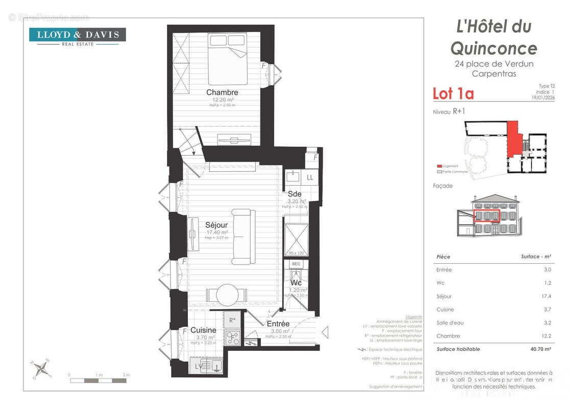 Appartement 40 m² à Carpentras  - photo 8