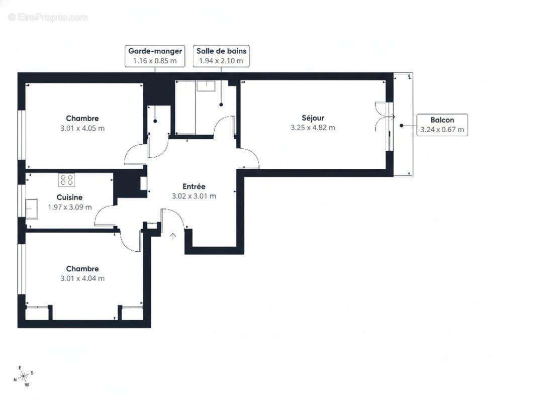 Appartement à MONTREUIL