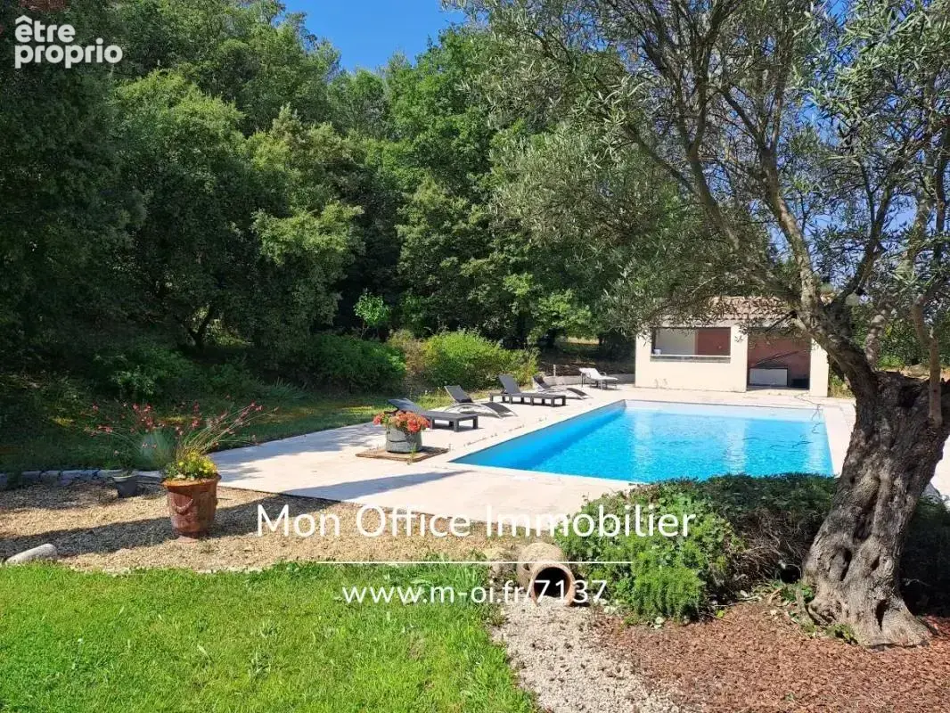 Référence : 7137-VCL. - Maison de plain pied - jardin paysager, calme absolu - 4 chambres 1 bureau - Simiane Collongue - photo 7