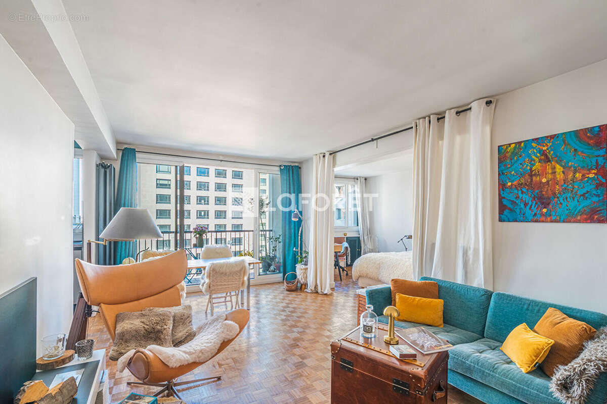 Etage eleve - balcon - bir-hakeim - photo 2