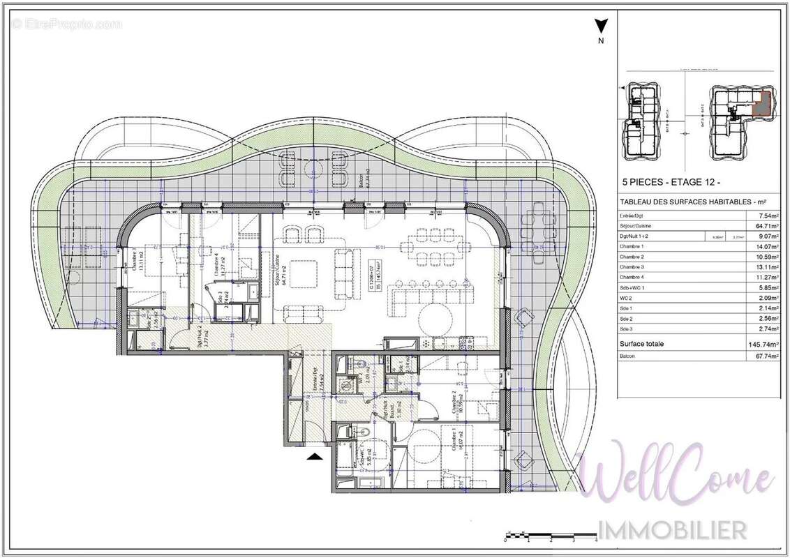 VEFA - Appartement T5 de 145m² côté Sud (Box et Parking inclus) à Aix-Les-Bains ! - photo 4