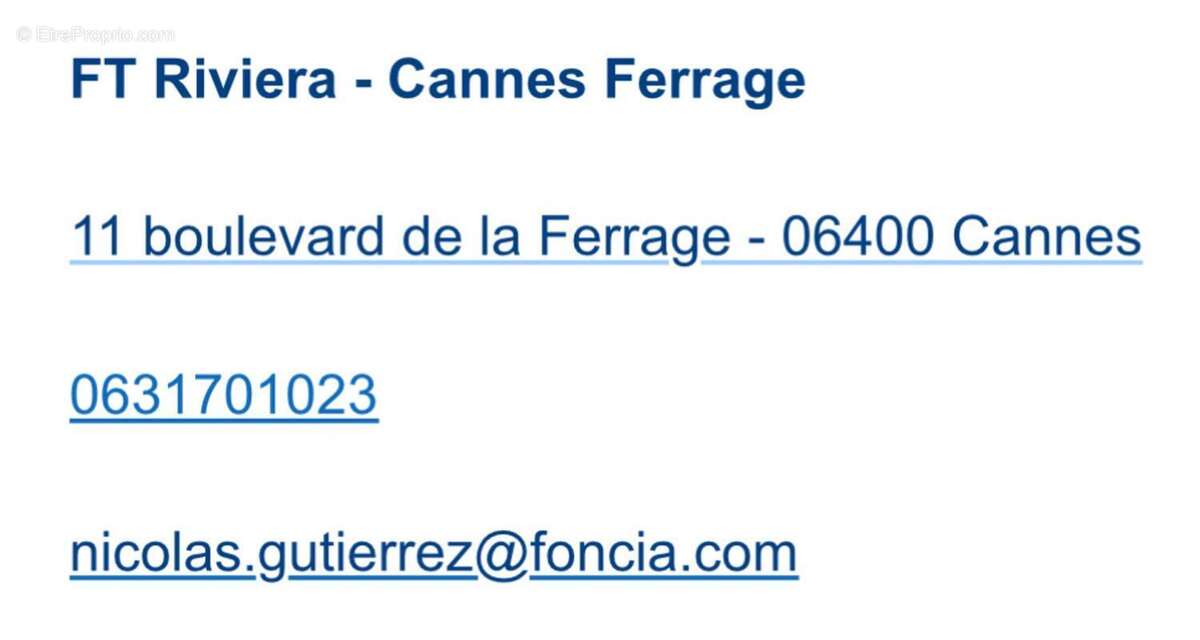 Appartement à LE CANNET