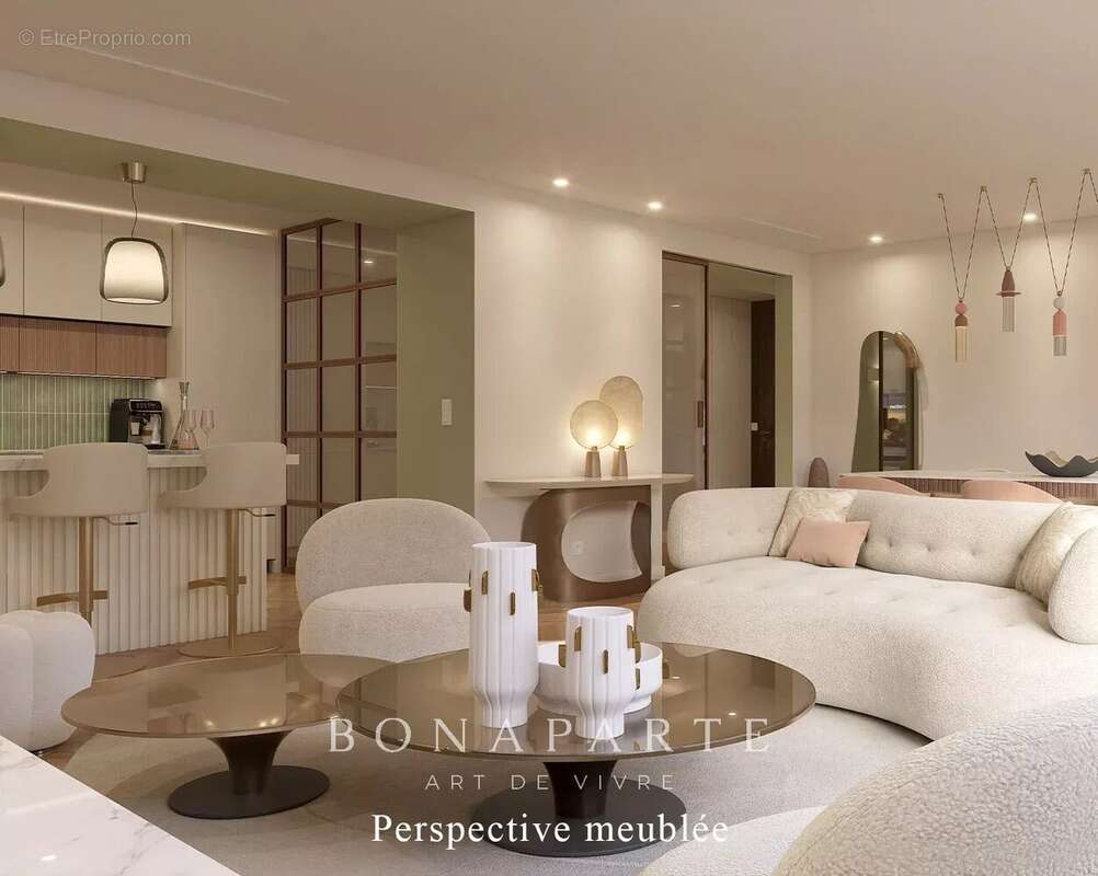 Magnifique cachet pour cet appartement T3 de 107m² situé en plein centre-ville à moins de 50m de la mer - photo 6