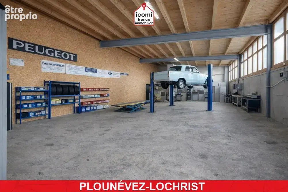 Finistere - plounévez-lochrist (29430) -  vendre - local de 370 m2 avec bureau et espace de vente  - emplacement stratégique - p - photo 3