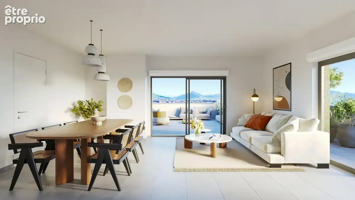 À vendre – Appartement T5 de 97.20 m² attique à Vétraz-Monthoux (74) - photo 4