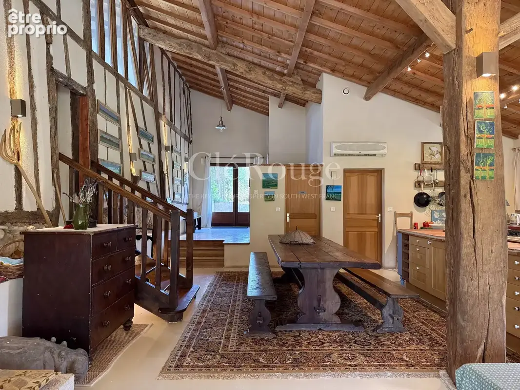 Proche Marmande - Propriété de caractère avec 4,5 hectares, piscine et dépendance - photo 4