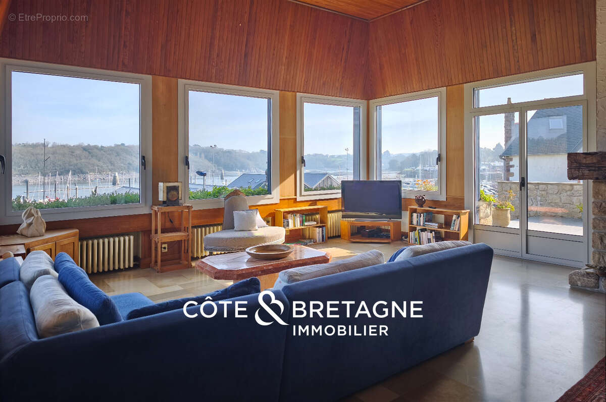 Maison vue panoramique sur l'estuaire du trieux, à lezardrieux - réf : 202649 - photo 4