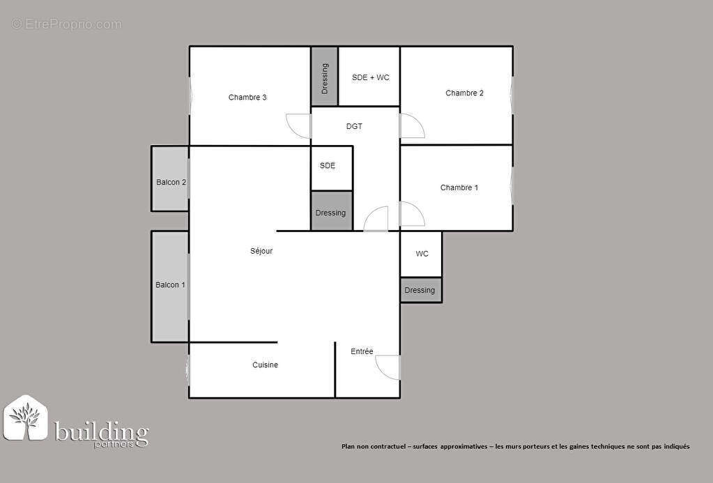 Appartement à LEVALLOIS-PERRET