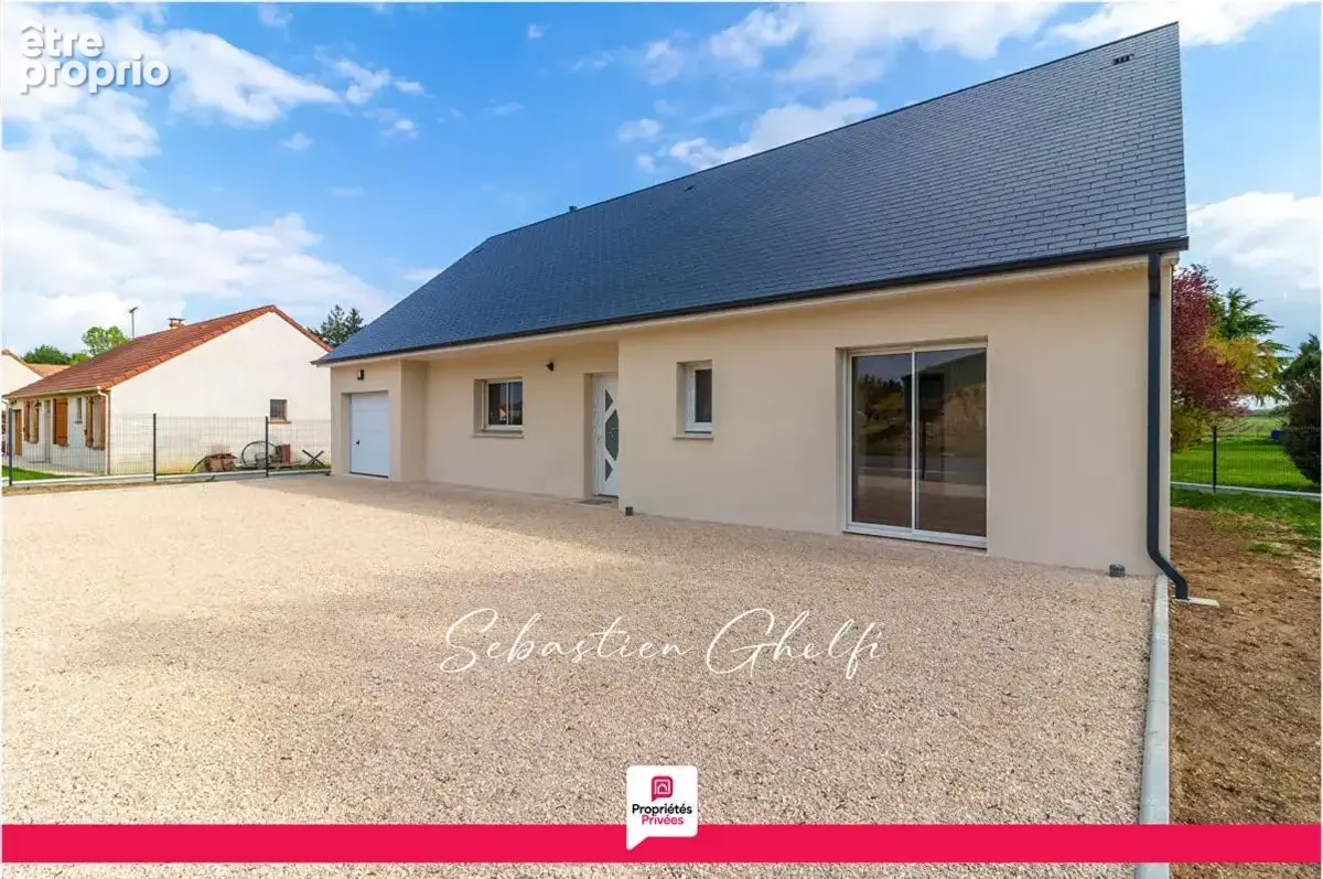 proche de Contres maison de plain-pied- 3 chambres-cellier-garage - photo 2
