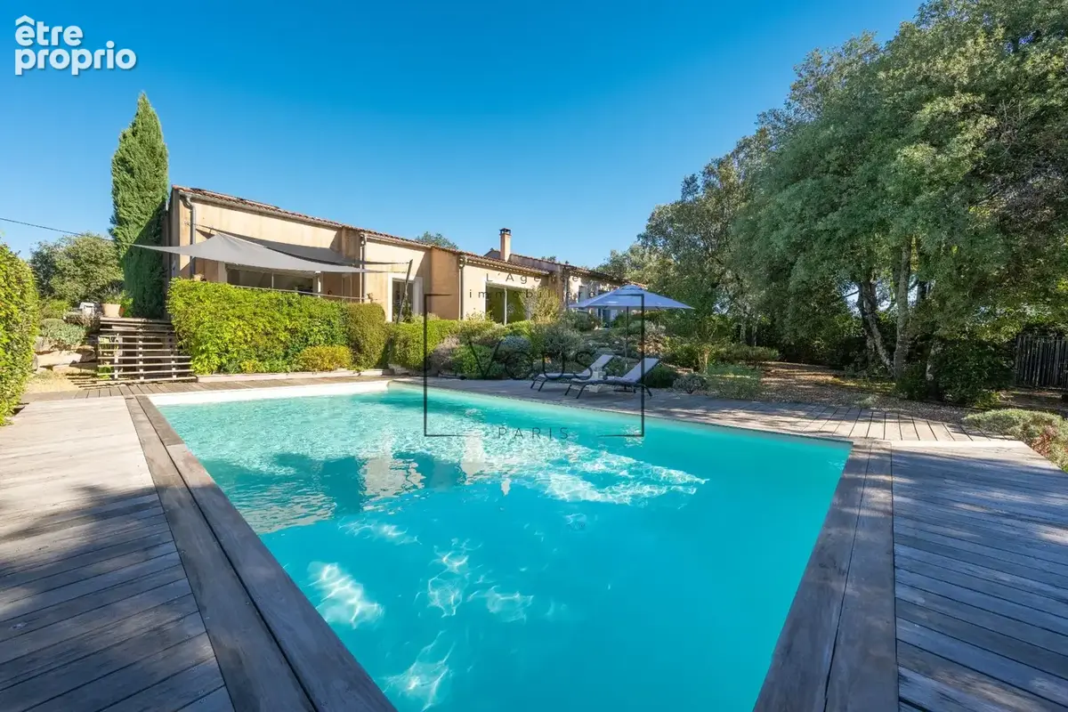 Villa contemporaine de plain-pied avec piscine, au cœur d’un terrain boisé, aux portes des Cévennes - photo 16