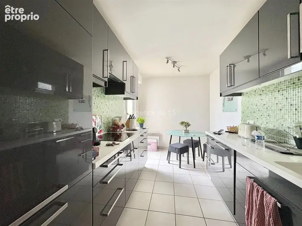 Issy - quai de seine / appartement familial / terrasse / vue degagee / cave / parking / - photo 4