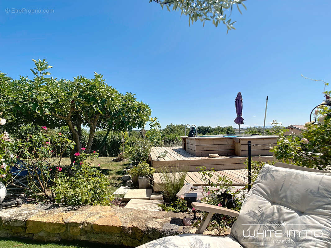'sous l'olivier' - vente en exclusivite, chaponost, maison ancienne 171 m2, terrain 768 m2, piscine, dependanc - photo 3