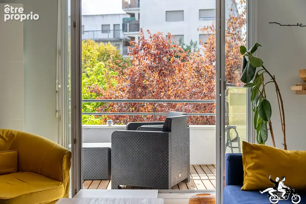 Exclusivité : nantes bas chantenay - t3 terrasse sud-ouest & box - dpe c - photo 3