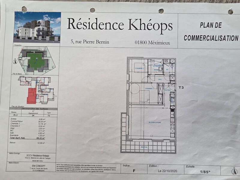 Appartement à MEXIMIEUX