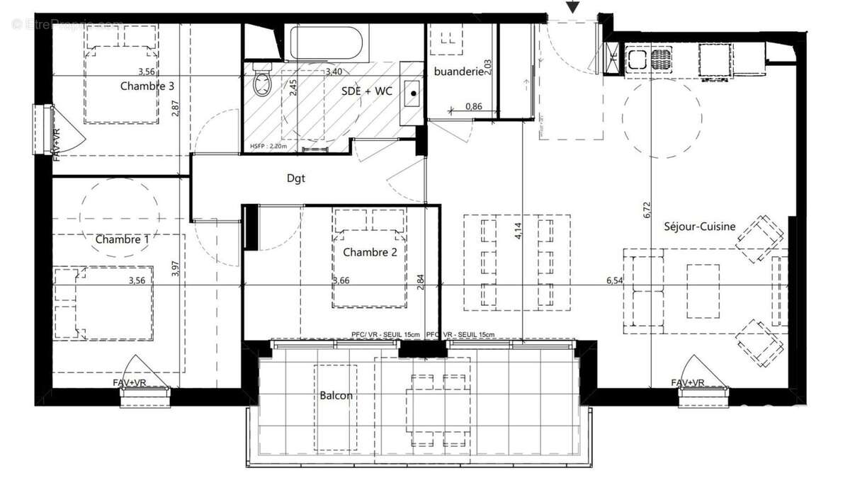 Photo 4 - Appartement à VAULX-EN-VELIN