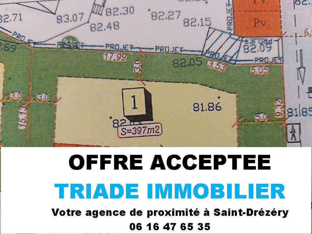 Terrain à SAINT-DREZERY