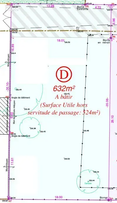 Terrain 632 m² à vendre à Aucamville (31140) - photo 3
