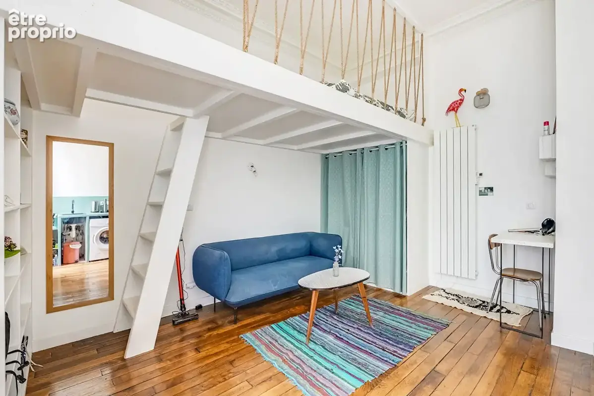 Appartement Paris 1 pièce(s) 20 m2 - photo 5