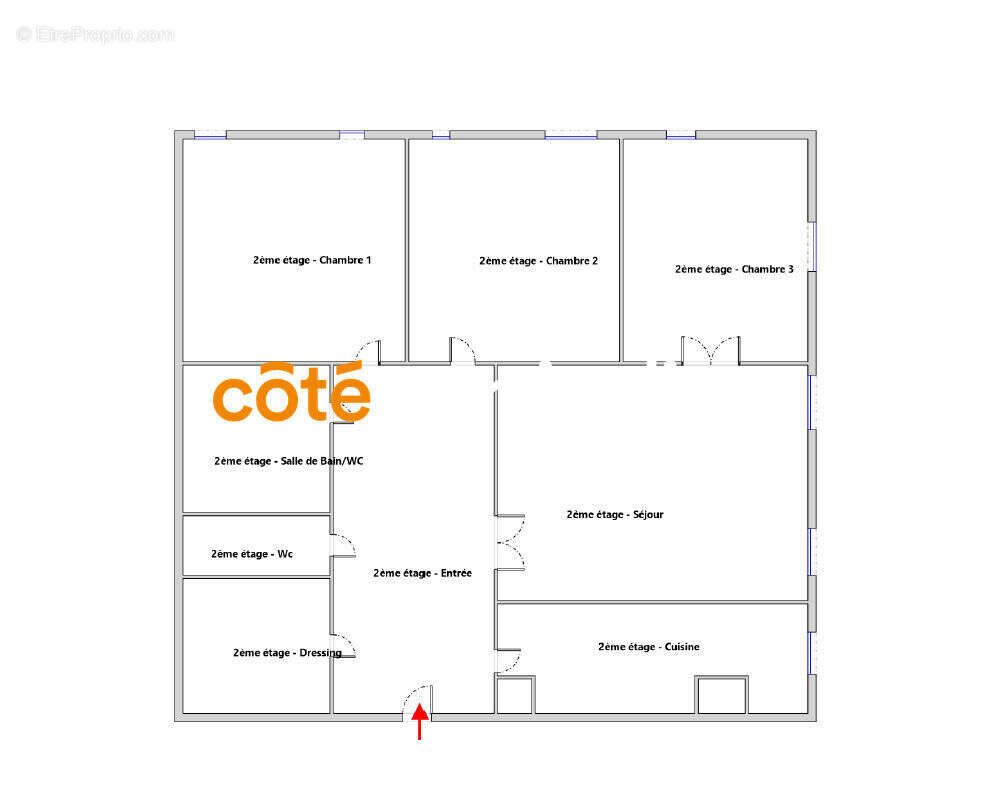 Appartement à PARIS-19E