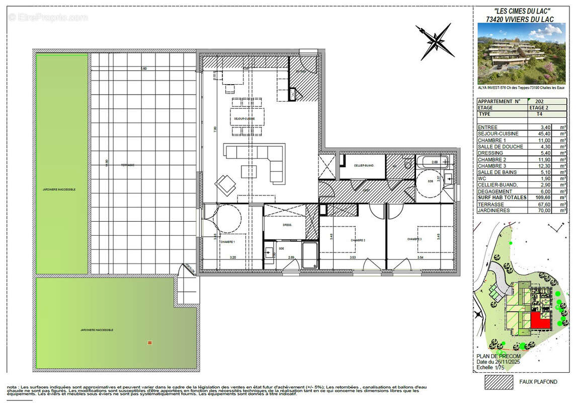 Appartement à VIVIERS-DU-LAC