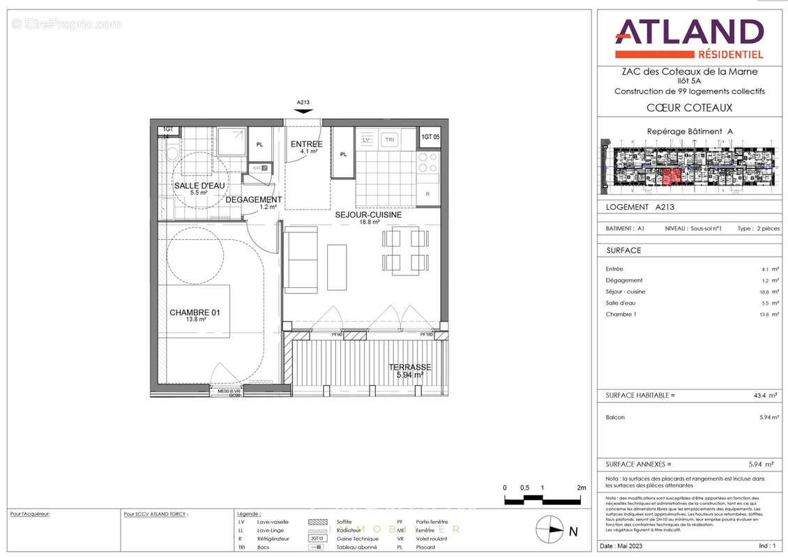 Appartement à TORCY