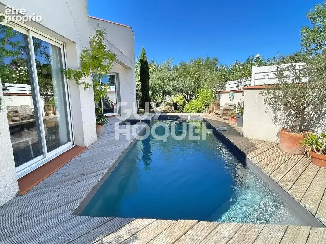 POLLESTRES, Maison 125 m², 3 Faces, 4 chambres, piscine, garage - photo 2