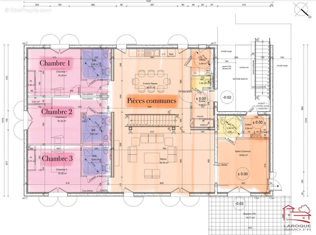 Appartement à LAROQUE-TIMBAUT