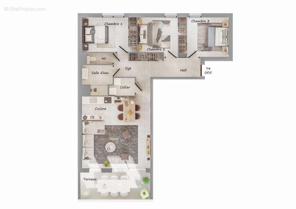 Appartement à SAINT-PAUL-TROIS-CHATEAUX