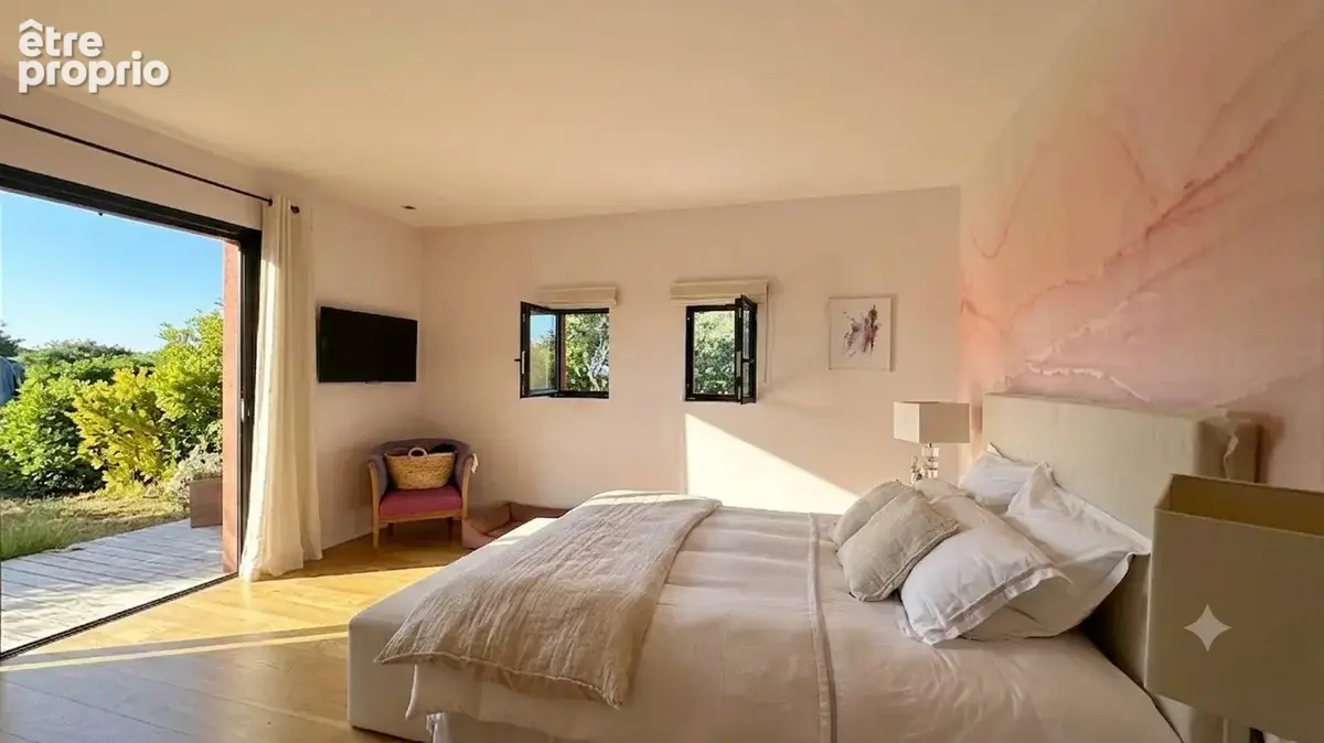 Arcangues  villa  d'architecte  vue panoramique sur les pyrénées - photo 12