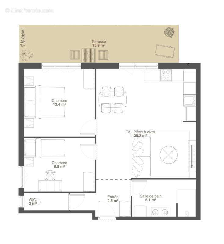 Appartement à ENTRANGE