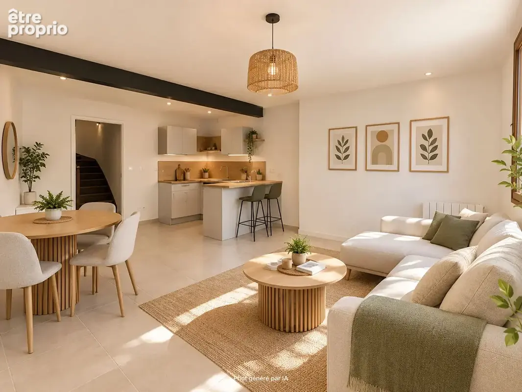 Appartement T3 en duplex, place des Ursulines 72.43m² - photo 3