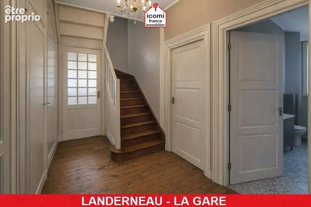 Finistere - landerneau (29800) - a vendre - maison 140m² - 6 chambres - grande piece de vie - 1000m² de terrain - centre ville - - photo 9
