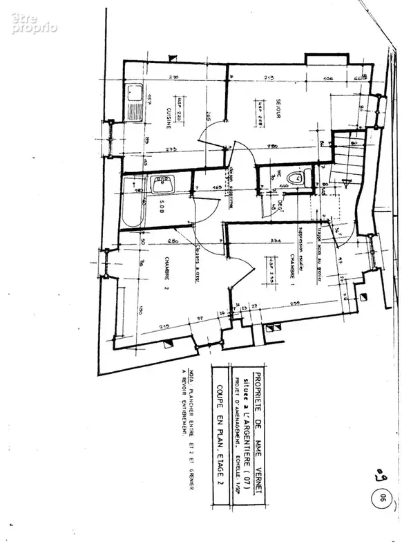 Maison de ville - à rénover entièrement - tout à l'égout - 4 niveaux dont garage et pièces voûtées - bon toit - photo 12