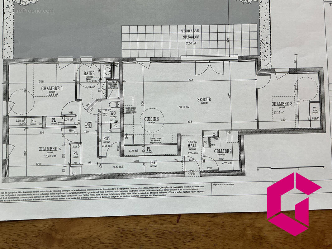 Appartement à BOURG-ARGENTAL