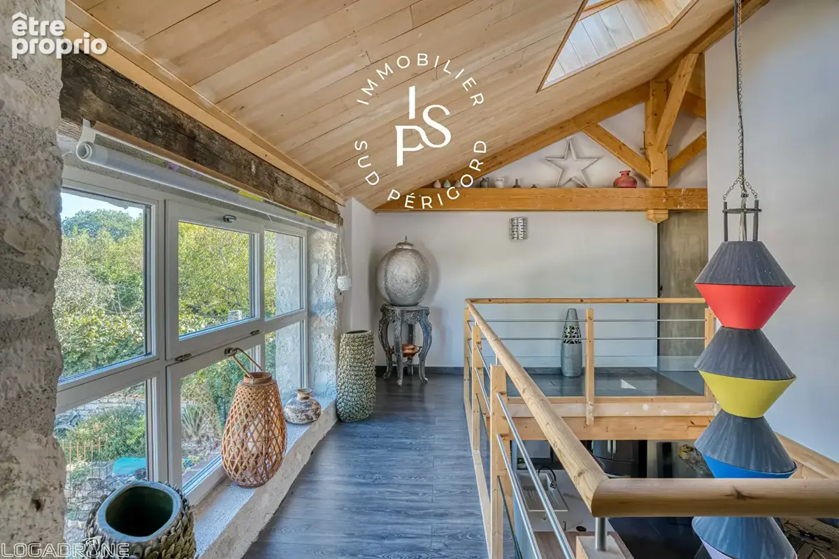 Maison en pierre avec Gîte et terrain constructible, proche Villeréal - photo 8