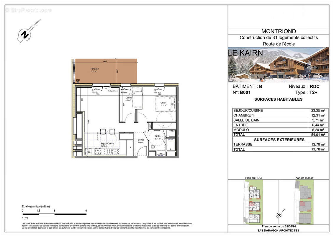 Appartement à MONTRIOND