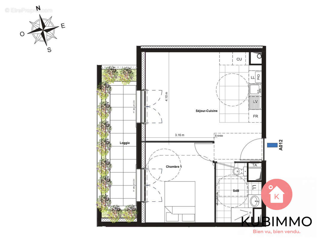 Appartement à CHANTELOUP-EN-BRIE