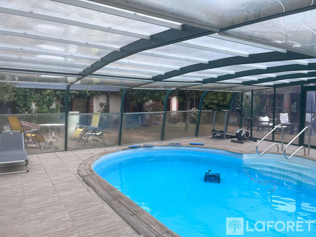 Longère de caractère avec piscine couverte et jardin sans vis-à-vis - photo 16