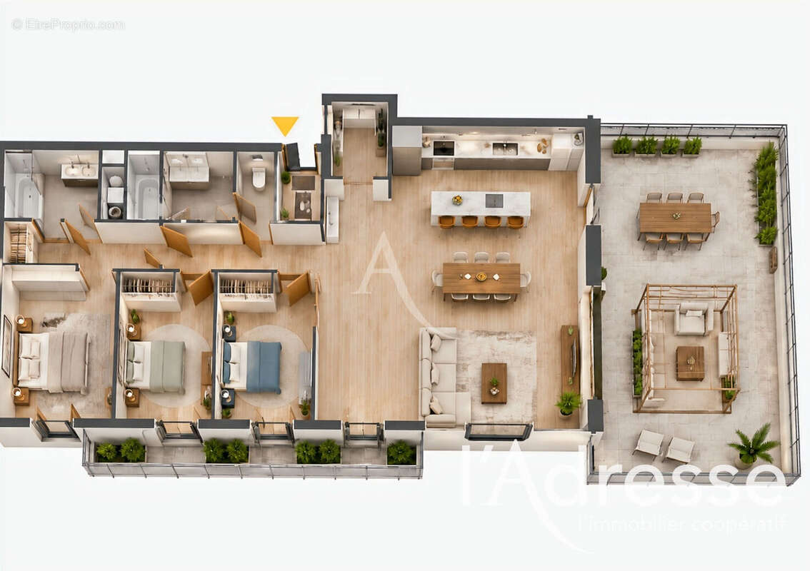 Appartement La Ciotat - 4 pièces - 107 m2 - photo 8