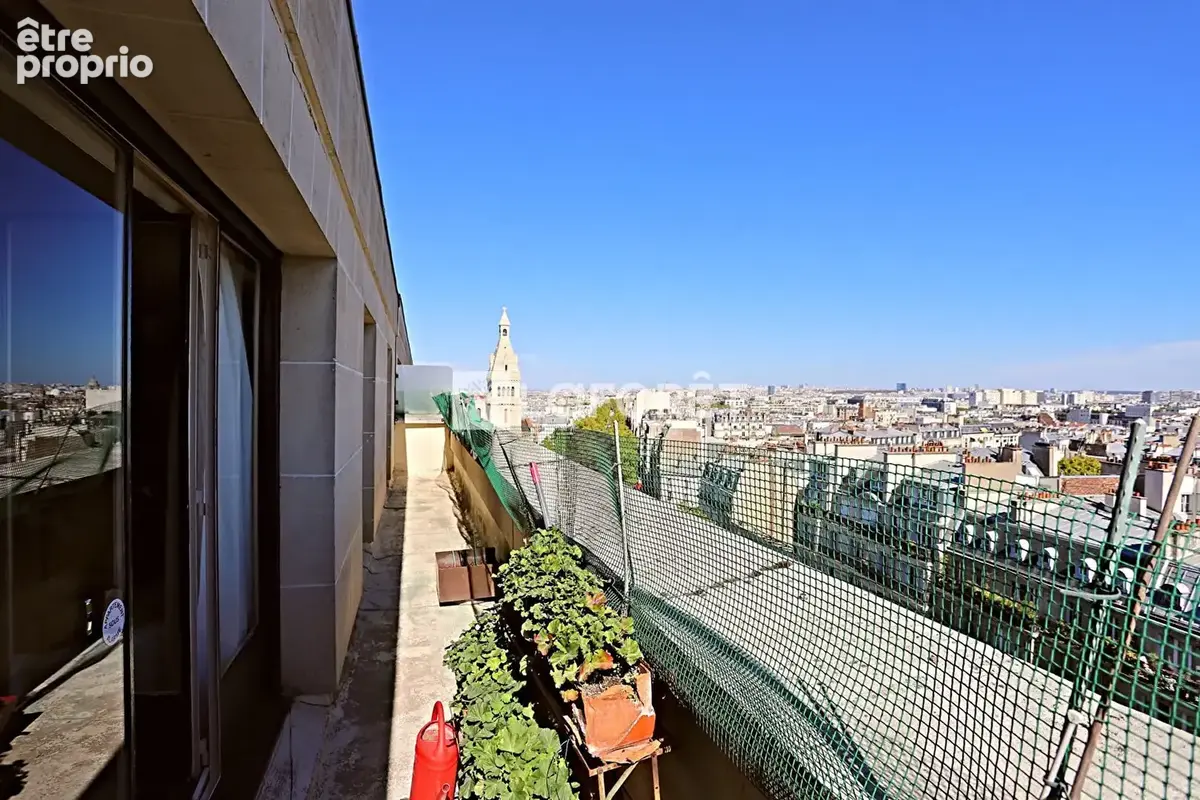 Alésia Appartement  5 pièces 87 m2 et balcon de 10,53 m² avec vues sur monuments parisiens - photo 10