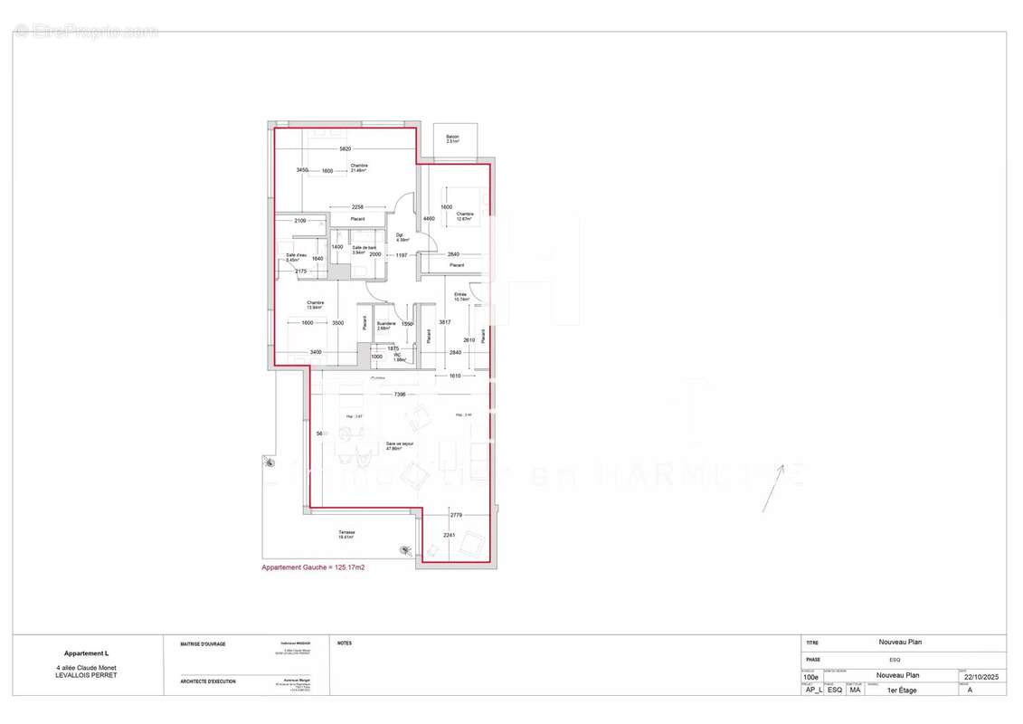 Appartement à LEVALLOIS-PERRET