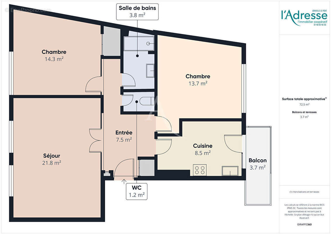 Appartement à CHAMPIGNY-SUR-MARNE