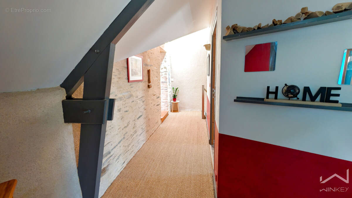 Maison 110m2 en pierres avec piscine couverte & dependance - les fougerets - photo 10