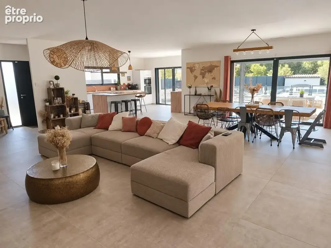 Saint-paul-et-valmalle   villa contemporaine d’exception   200 m2   piscine   vue dégagée - photo 4