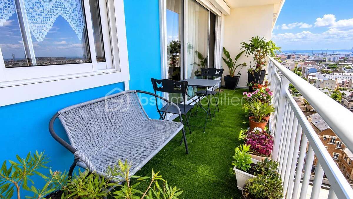 Appartement t2 lumineux avec double balcon, parking et ascenseur – le havre - photo 2