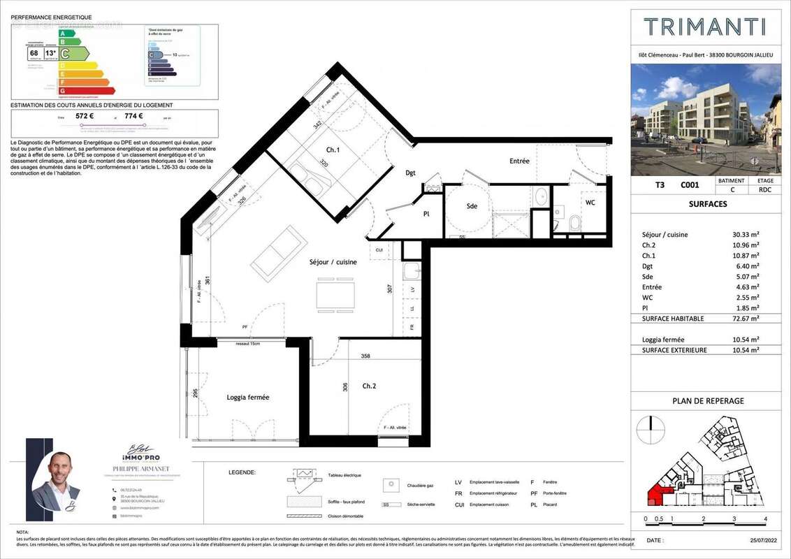 Appartement à BOURGOIN-JALLIEU