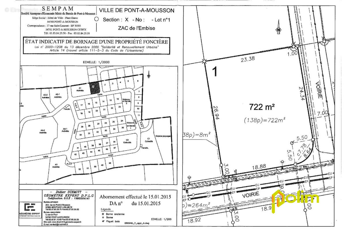 Terrain à PONT-A-MOUSSON