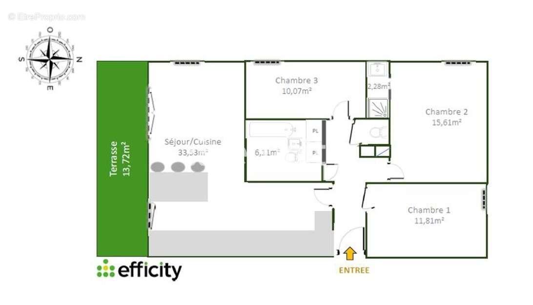 Appartement à SANNOIS